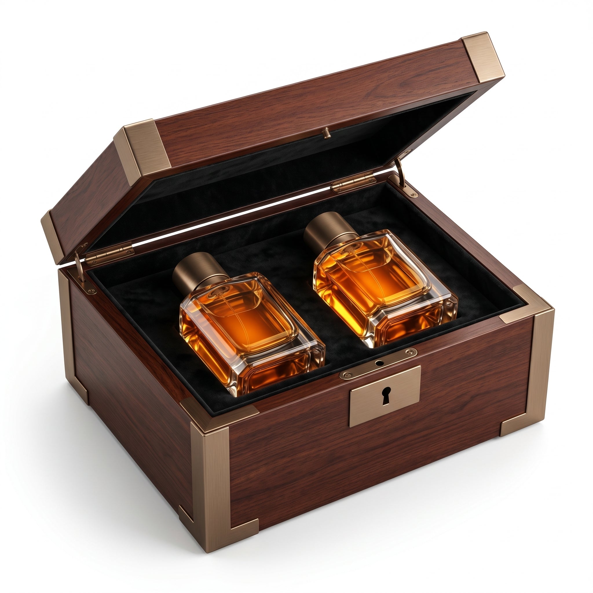 The Bronze Mystery Chest | 2 Authentic Designer Perfumes