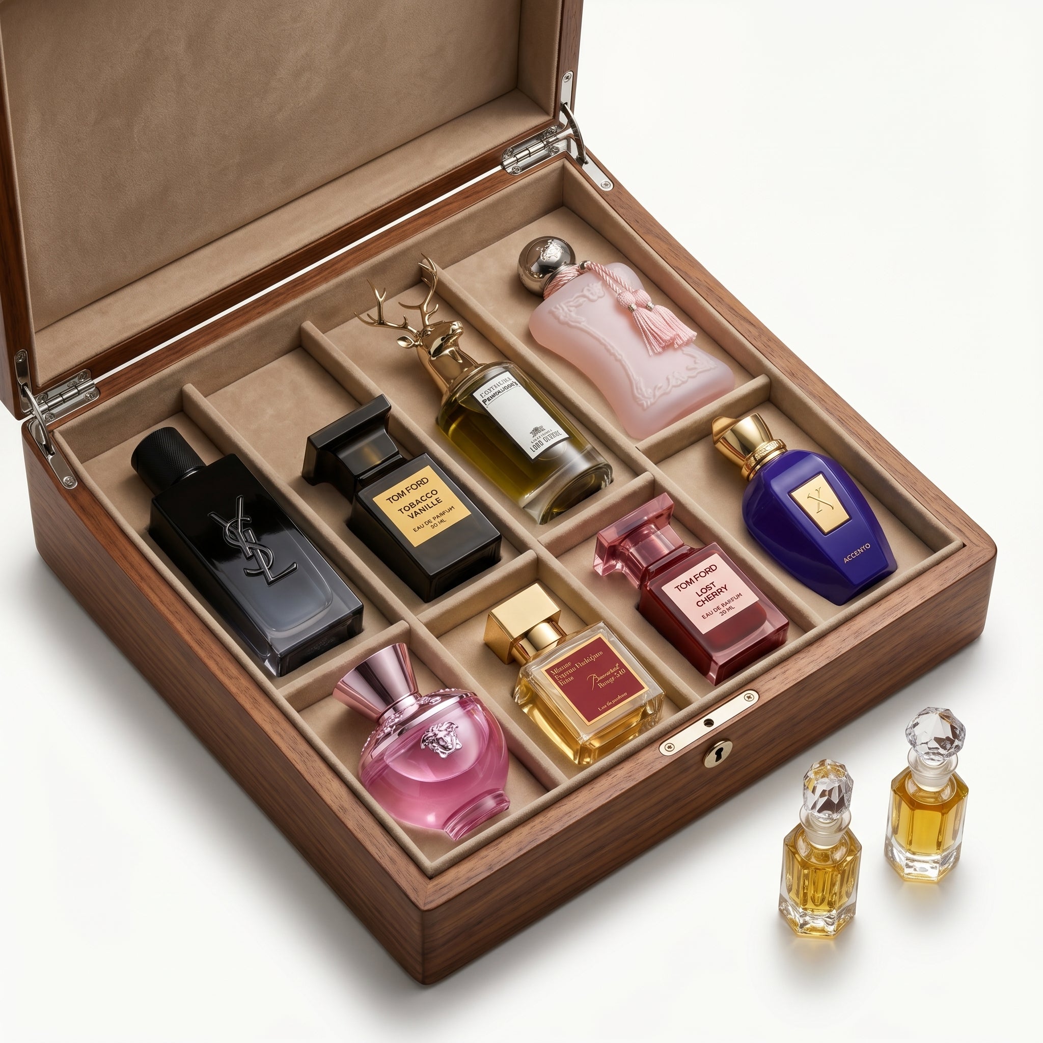 The Gold VIP Mystery Chest | 8 Authentic Designer Perfumes Testers