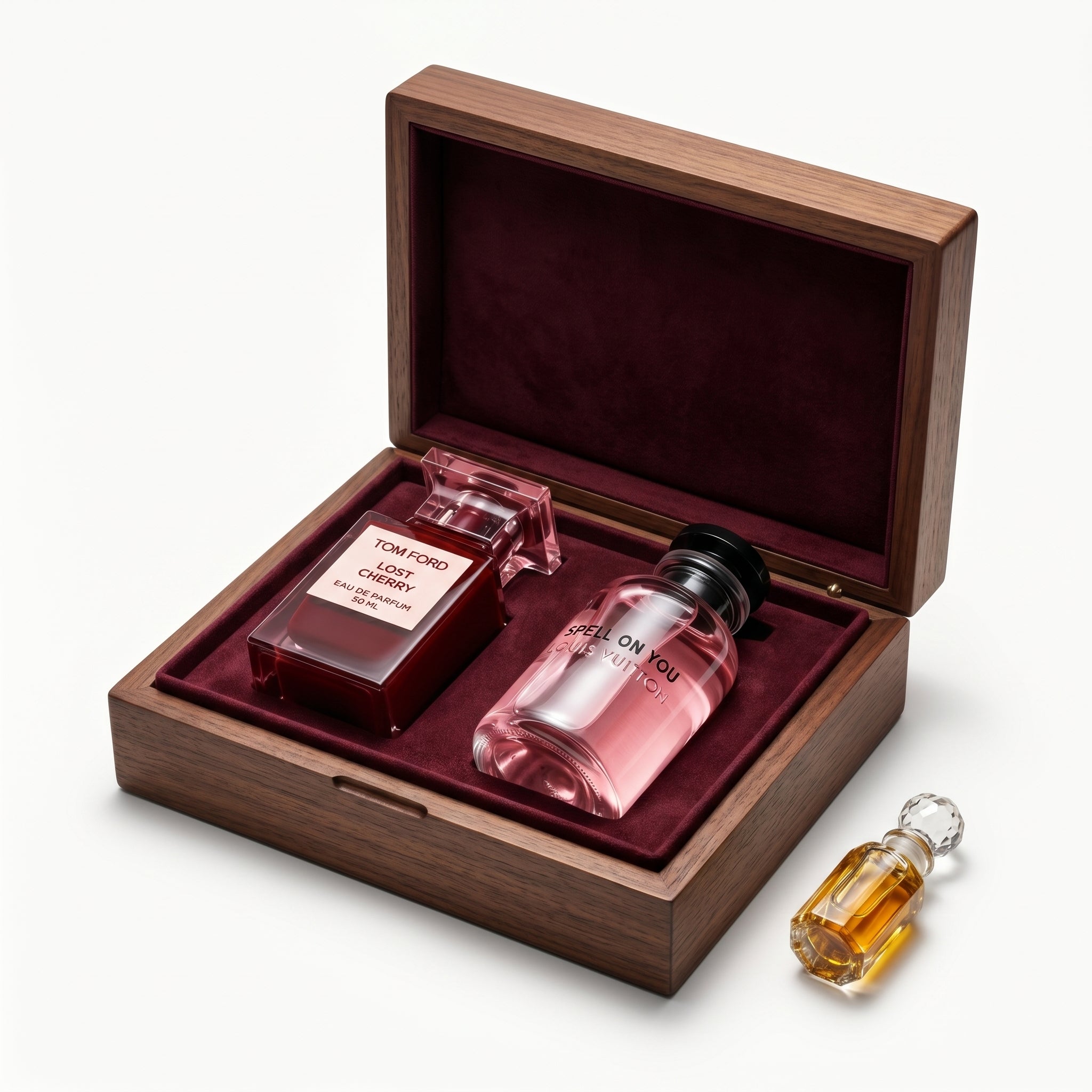 The Bronze Mystery Chest | 2 Authentic Designer Perfumes Testers